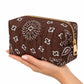 Bandana Cosmetic Pouch in Coco Brown by Uniquities - Image 2