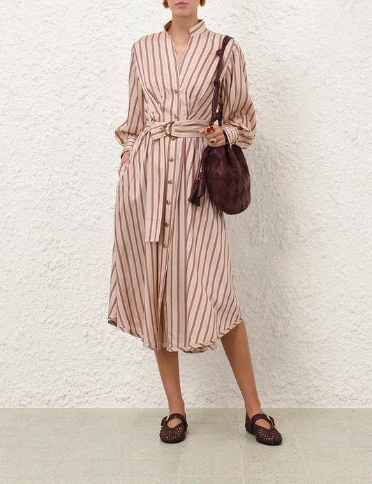 Valiant Tuck Shirt Dress-Dresses-Uniquities