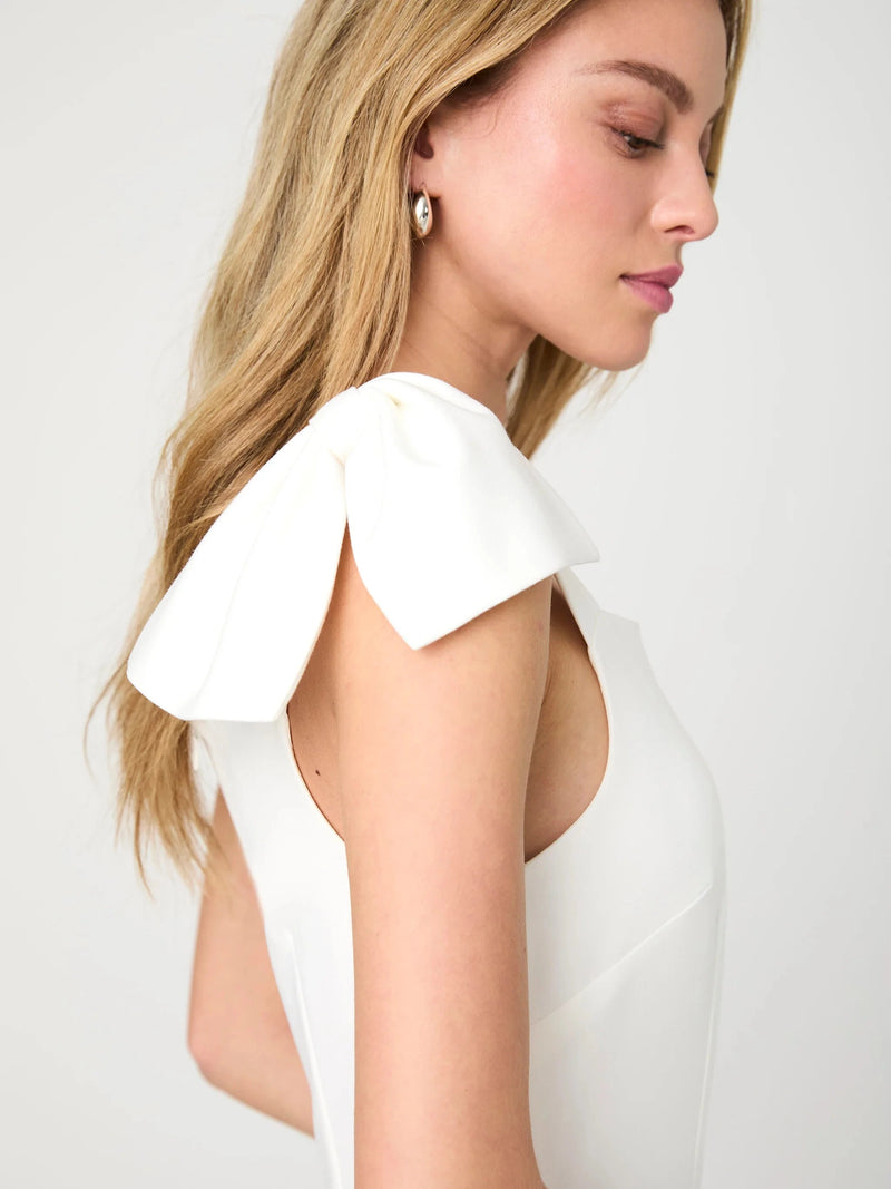 Whisper Bow Strap Mini Dress-Dresses-Uniquities