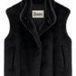 Beaver Faux Fur Vest-Jackets-Uniquities