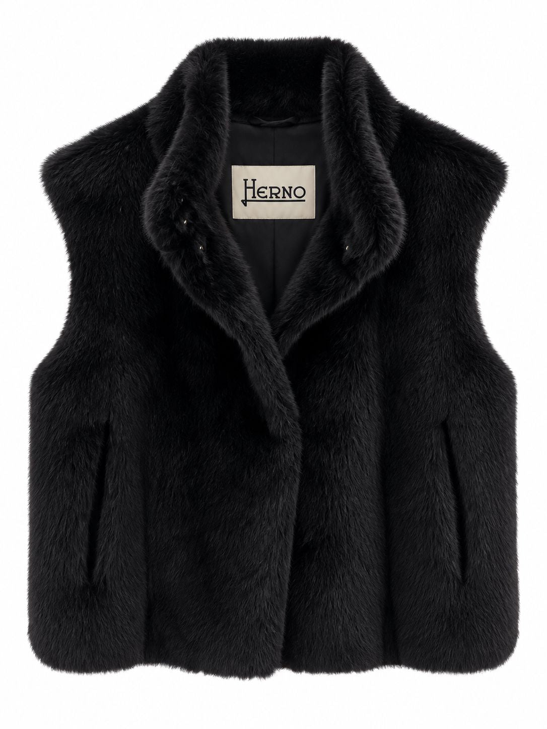 Beaver Faux Fur Vest-Jackets-Uniquities