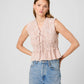 Rhodes Gingham Top-Tops/Blouses-Uniquities