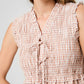 Rhodes Gingham Top-Tops/Blouses-Uniquities