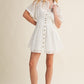 Leighton Eyelet Shirt Dress-Dresses-Uniquities