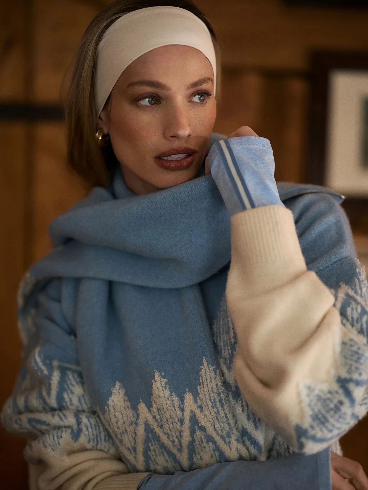 Hedda Fairisle Half Zip-Sweaters-Uniquities