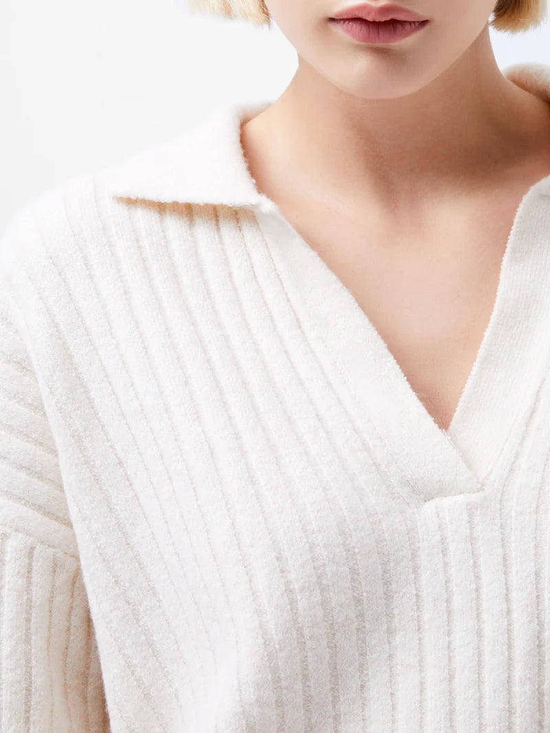Vhari Collar Long Sleeve Jumper-Sweaters-Uniquities