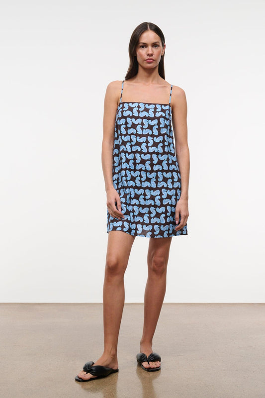 Laura Linen Mini Dress-Dresses-Uniquities