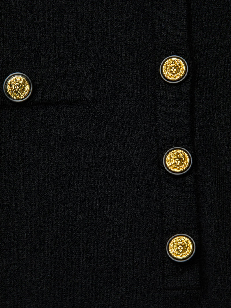 Masaki Short Sleeve Collared Sweater-Sweaters-Uniquities
