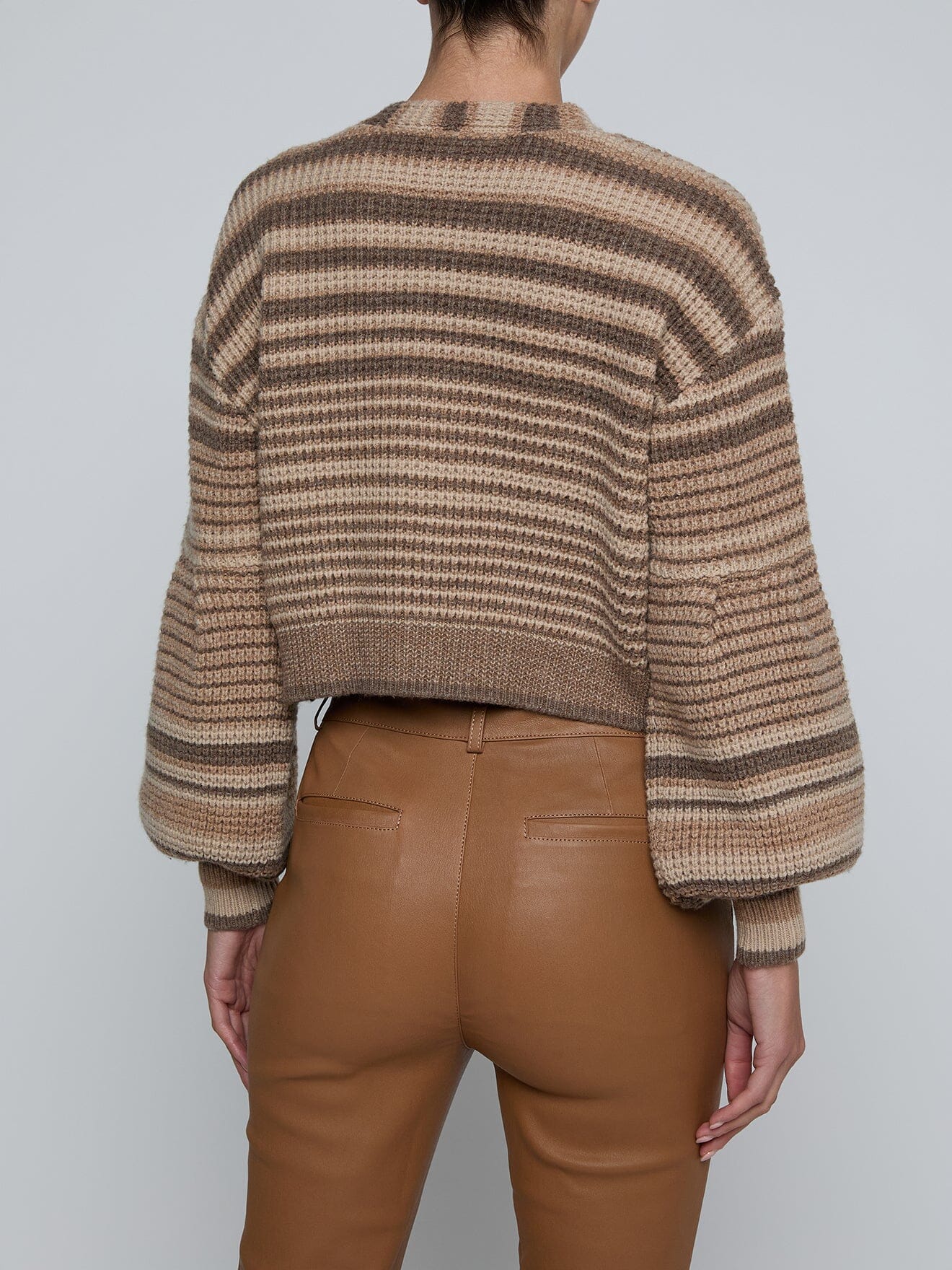 Christabel Stripe Cardi-Sweaters-Uniquities