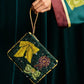 Rosette Beaded Clutch-Accessories-Uniquities