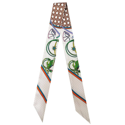 Printed Skinny Neck Tie-Accessories-Uniquities