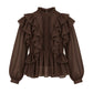 Britton Ruffle Top-Tops/Blouses-Uniquities