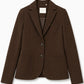 Button Fleece Blazer Jackets Circolo 
