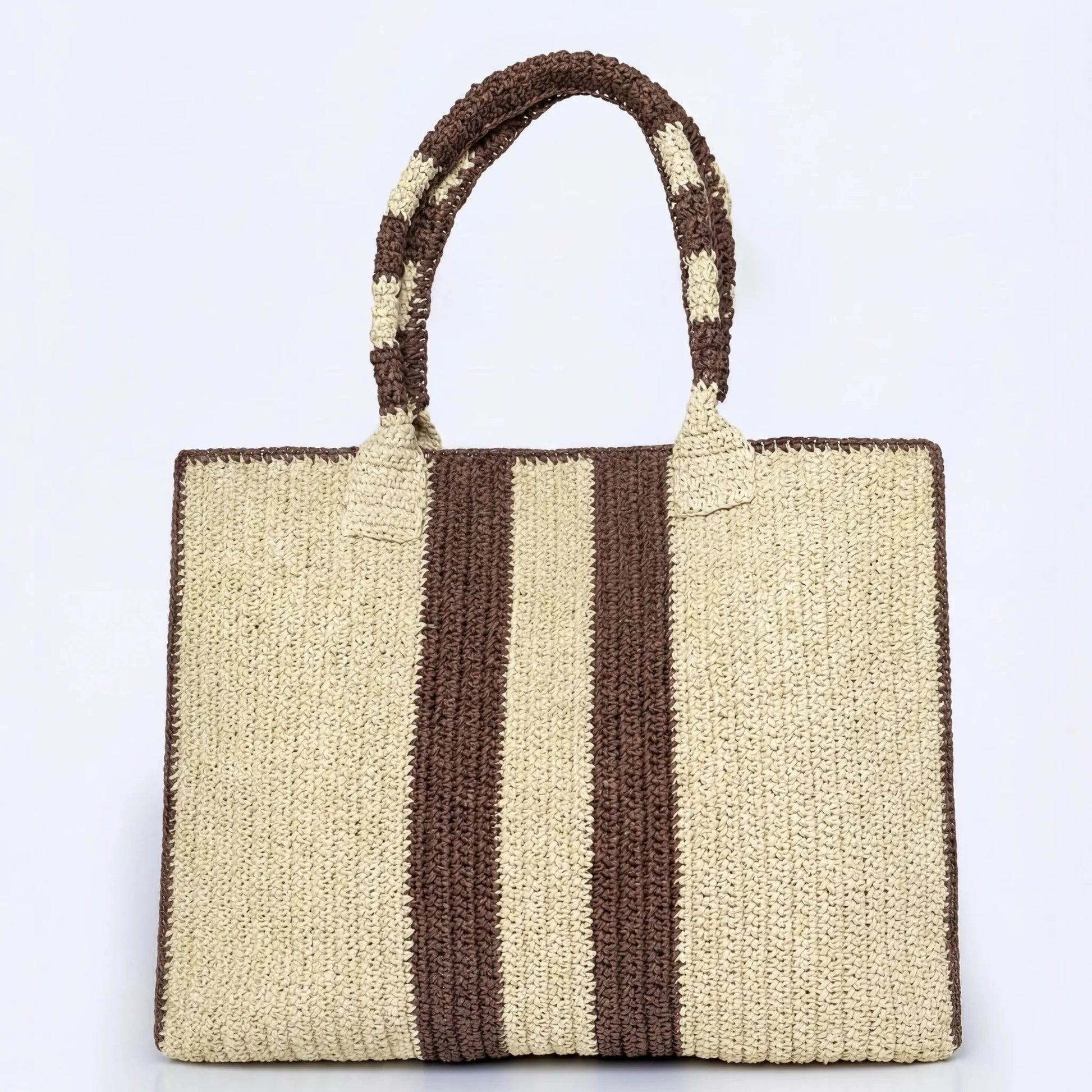 Riviera Stripe Tote-Accessories-Uniquities