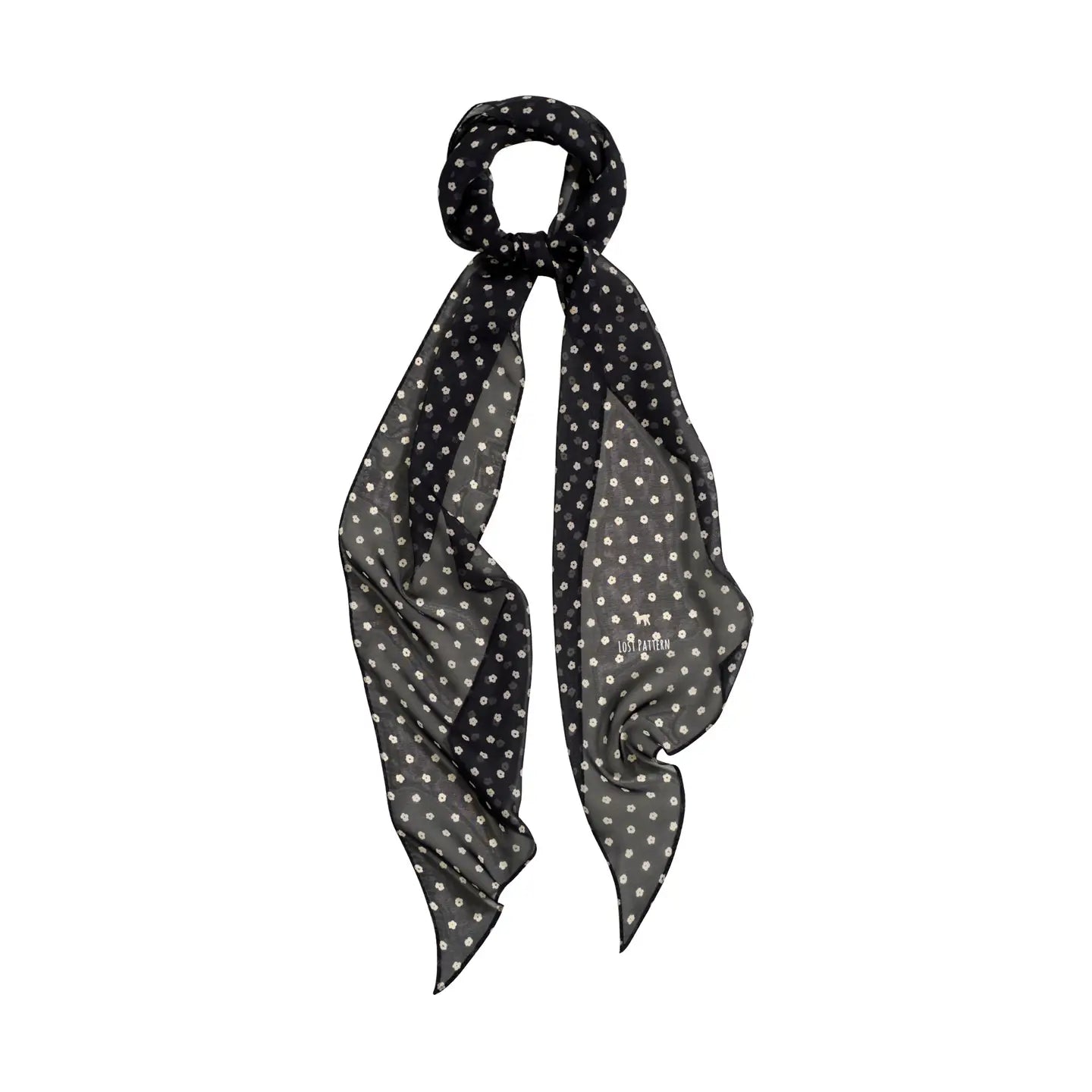 Petal Veil Chiffon Neck Scarf