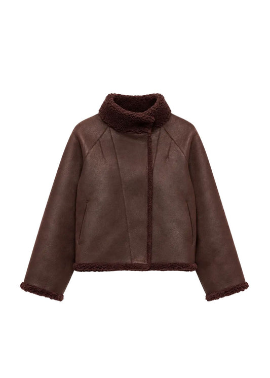 Mallow Teddy Wool Jacket-Jackets-Uniquities