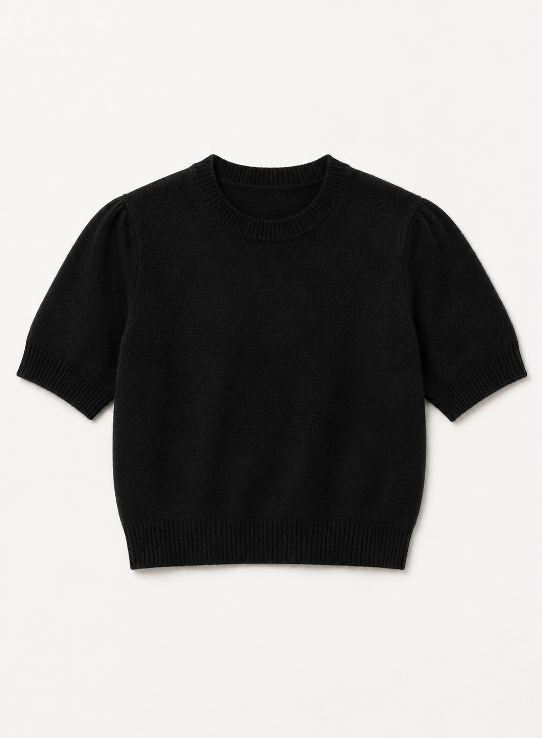 Short Sleeve Cropped Crew