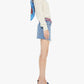 The Ditcher Mini Fray Skirt-Denim-Uniquities