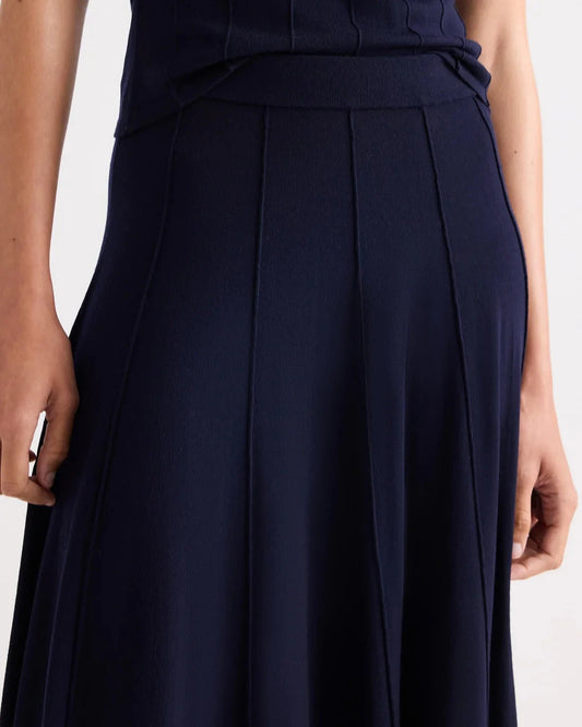 Seamed Maxi Skirt-Bottoms-Uniquities