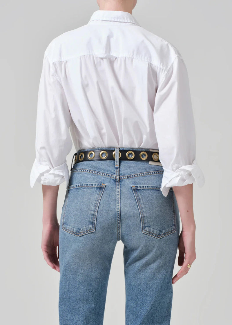 Kayla Shrunken Shirt-Tops/Blouses-Uniquities