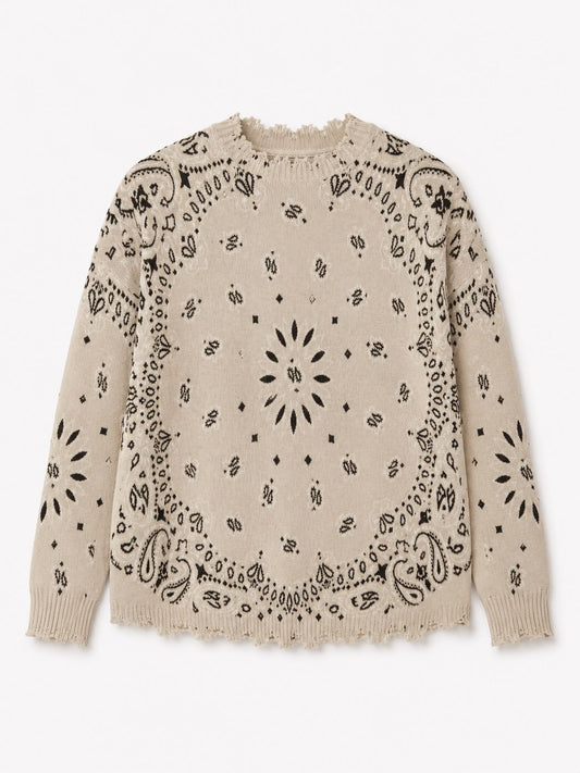 Mela Bandana Sweater-Sweaters-Uniquities