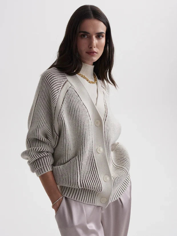 Jude Plated Cardigan-Sweaters-Uniquities