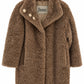 Curly Faux Fur Collar Coat-Jackets-Uniquities