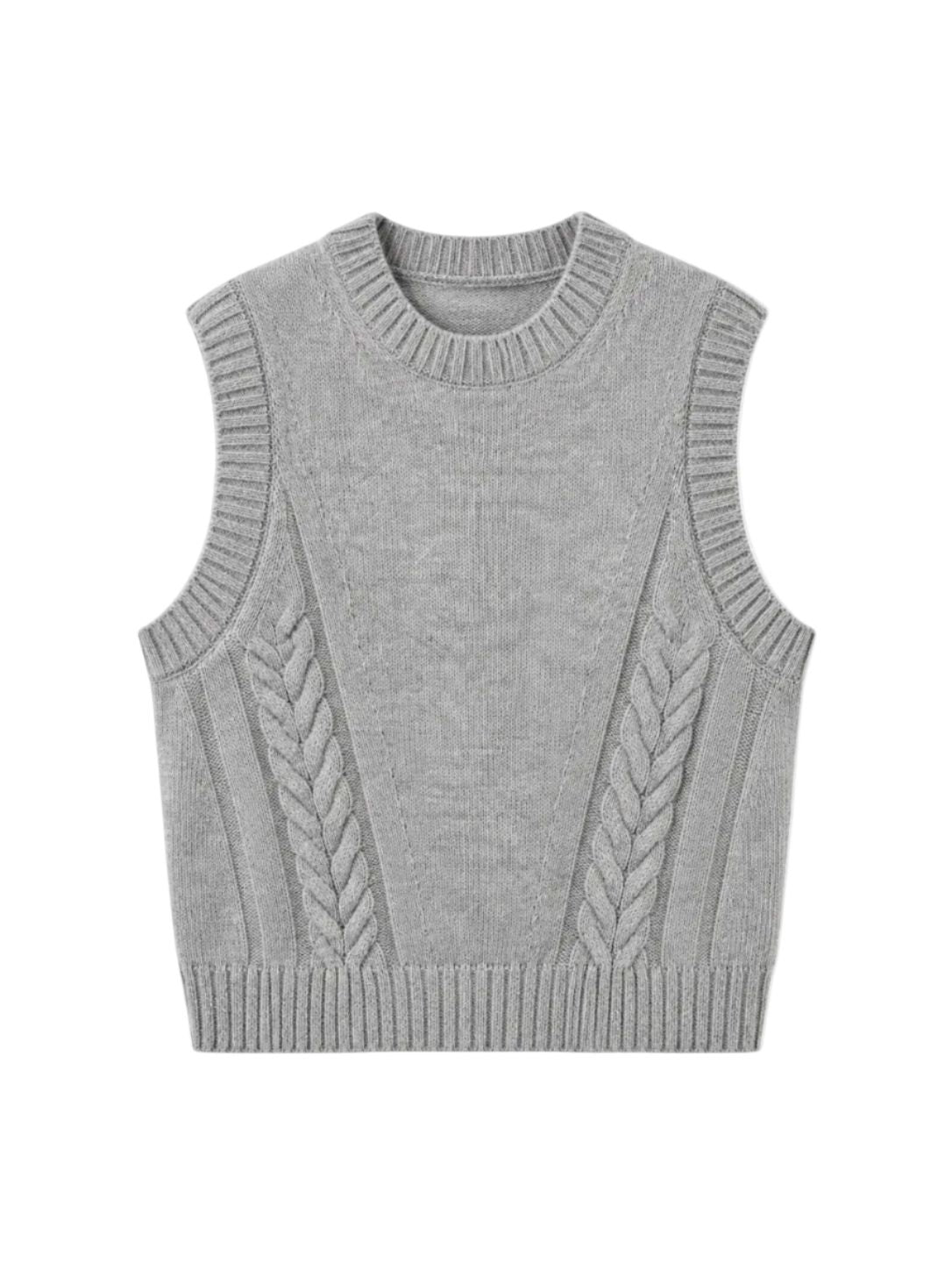 Cable Vest-Sweaters-Uniquities