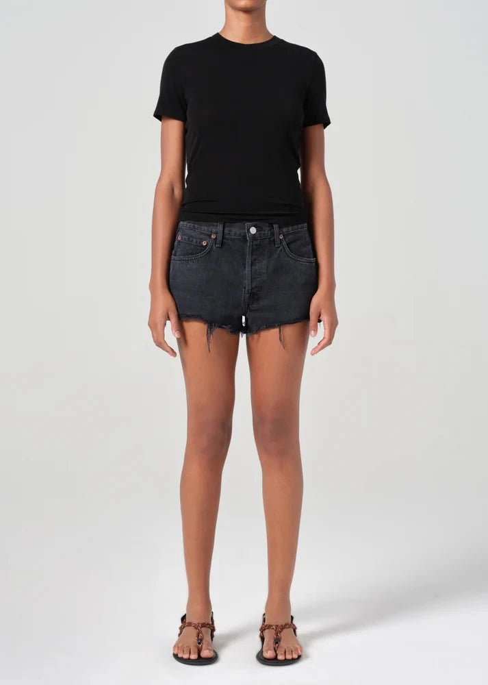 Parker Short in Theme-Denim-Uniquities