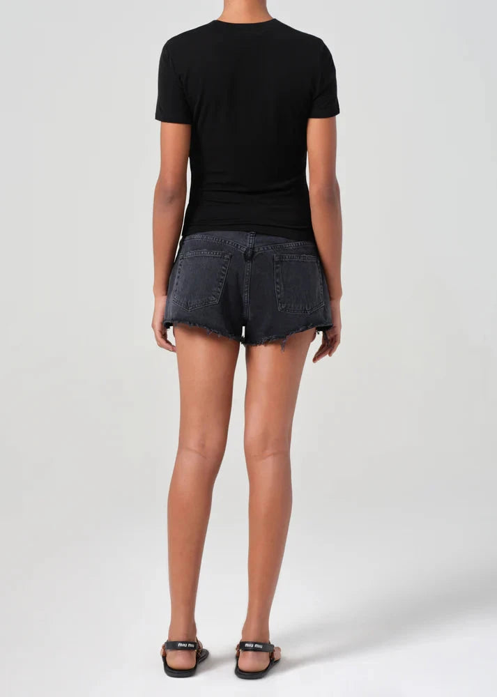 Parker Short in Theme-Denim-Uniquities