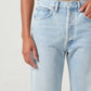 90's Crop Mid Rise Loose Straight Jeans-Denim-Uniquities