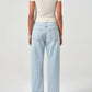 90's Crop Mid Rise Loose Straight Jeans-Denim-Uniquities
