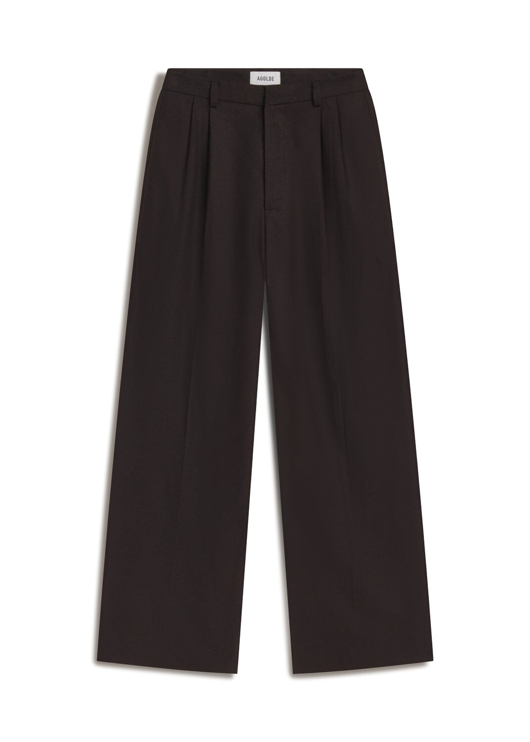 Sathia Trouser In Felted Wool by AGOLDE - Image 1
