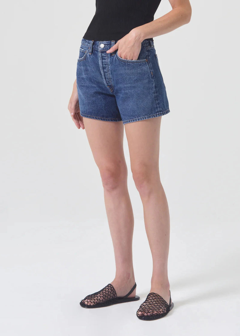 Parker Long Short in Enamour-Denim-Uniquities