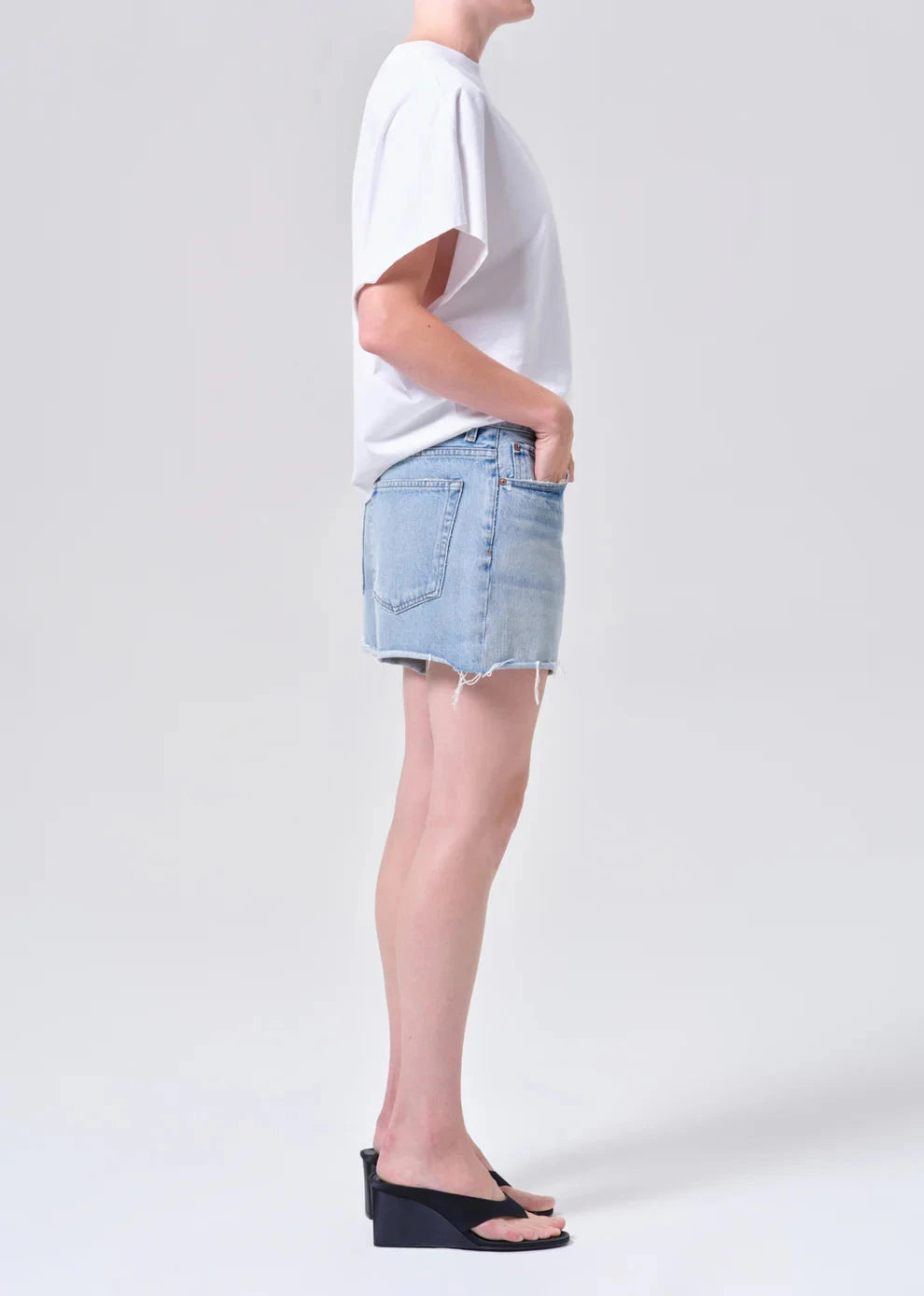 Nye Short in Post-Denim-Uniquities