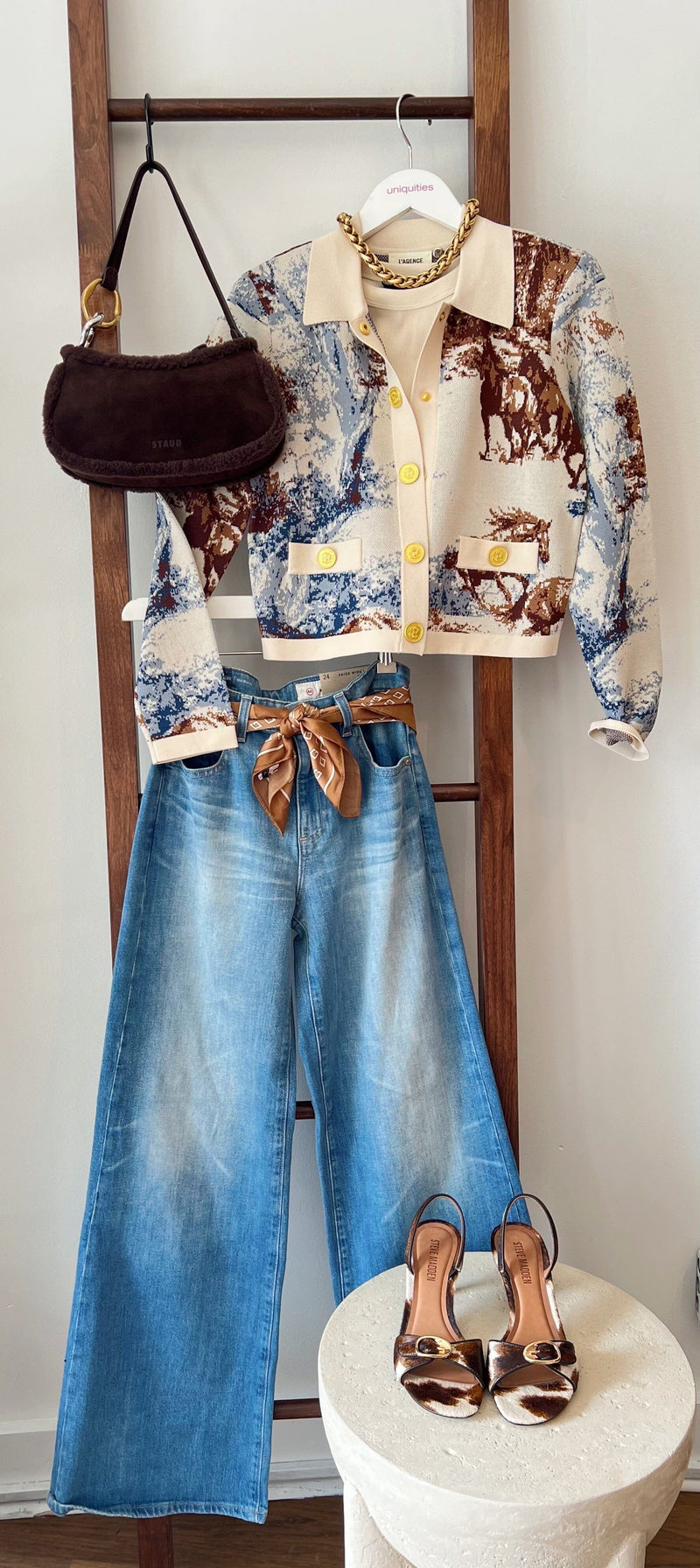 Retro Fashion Scarf-Accessories-Uniquities