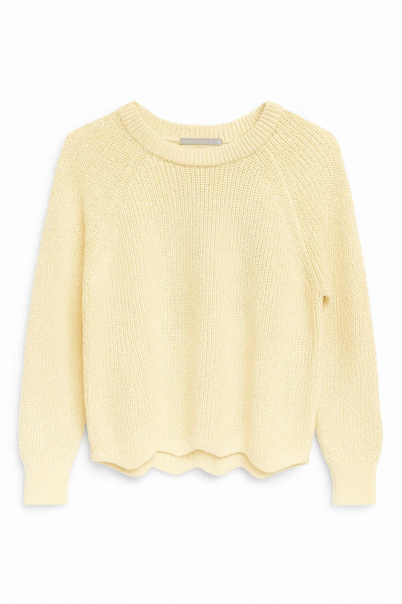 Scallop Shaker-Tops/Blouses-Uniquities