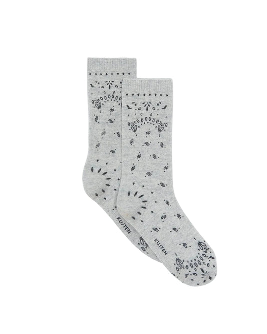 Bandana Cashmere Socks by Kujten - Image 1
