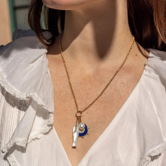 Andros Charm Necklace-Jewelry-Uniquities