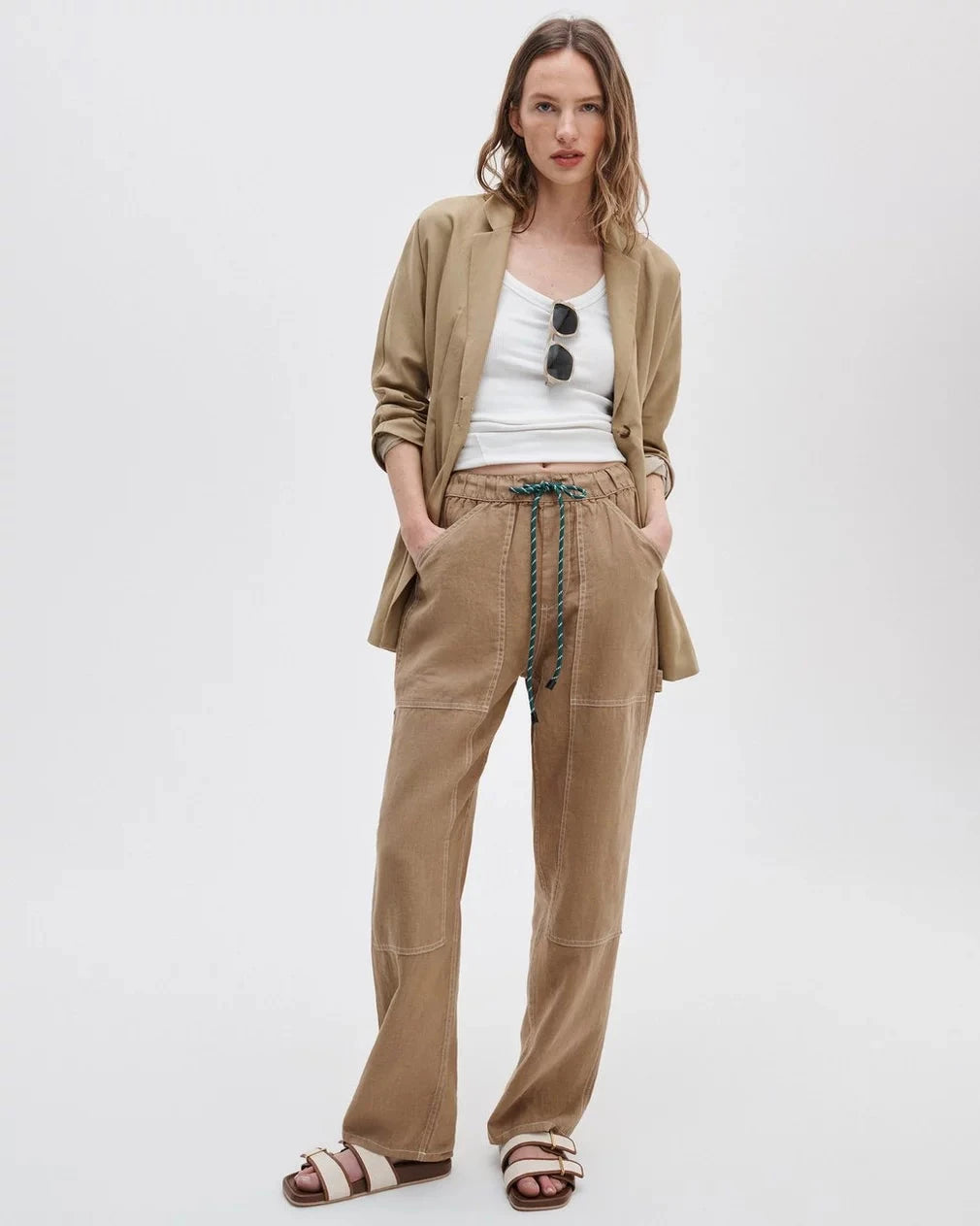 Atlas Linen Pant-Bottoms-Uniquities