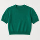 Short Sleeve Cropped Crew-Sweaters-Uniquities