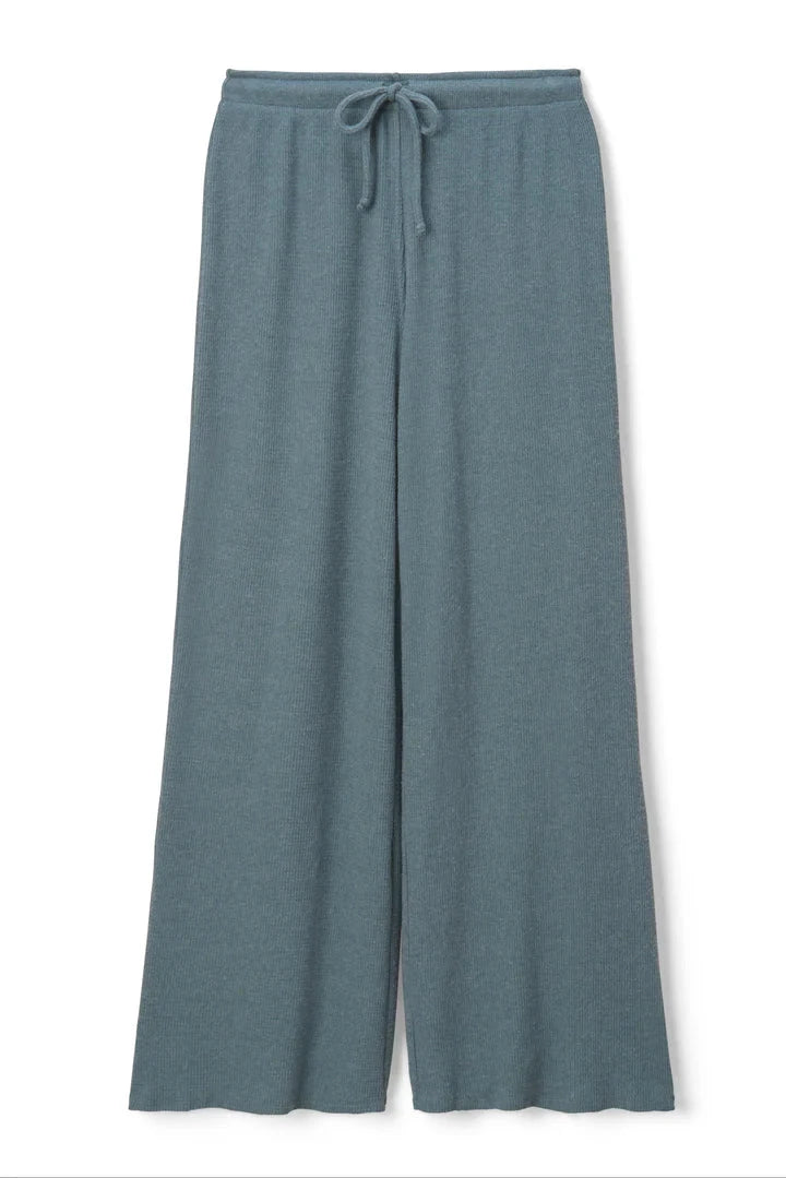 Maddie Brushed Waffle Pant-Lounge-Uniquities