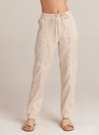 Waverly Seamed Drawstring Pant-Bottoms-Uniquities