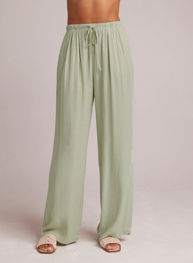Easy Pleated Wide Leg Pant-Bottoms-Uniquities