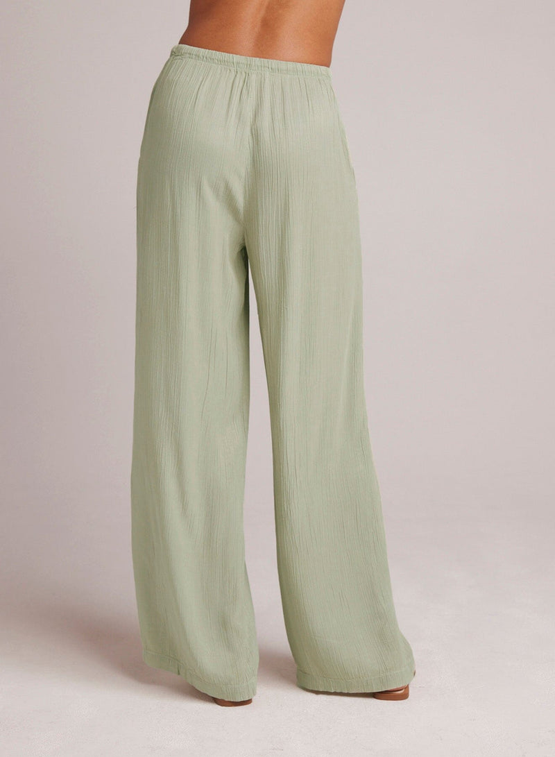 Easy Pleated Wide Leg Pant-Bottoms-Uniquities