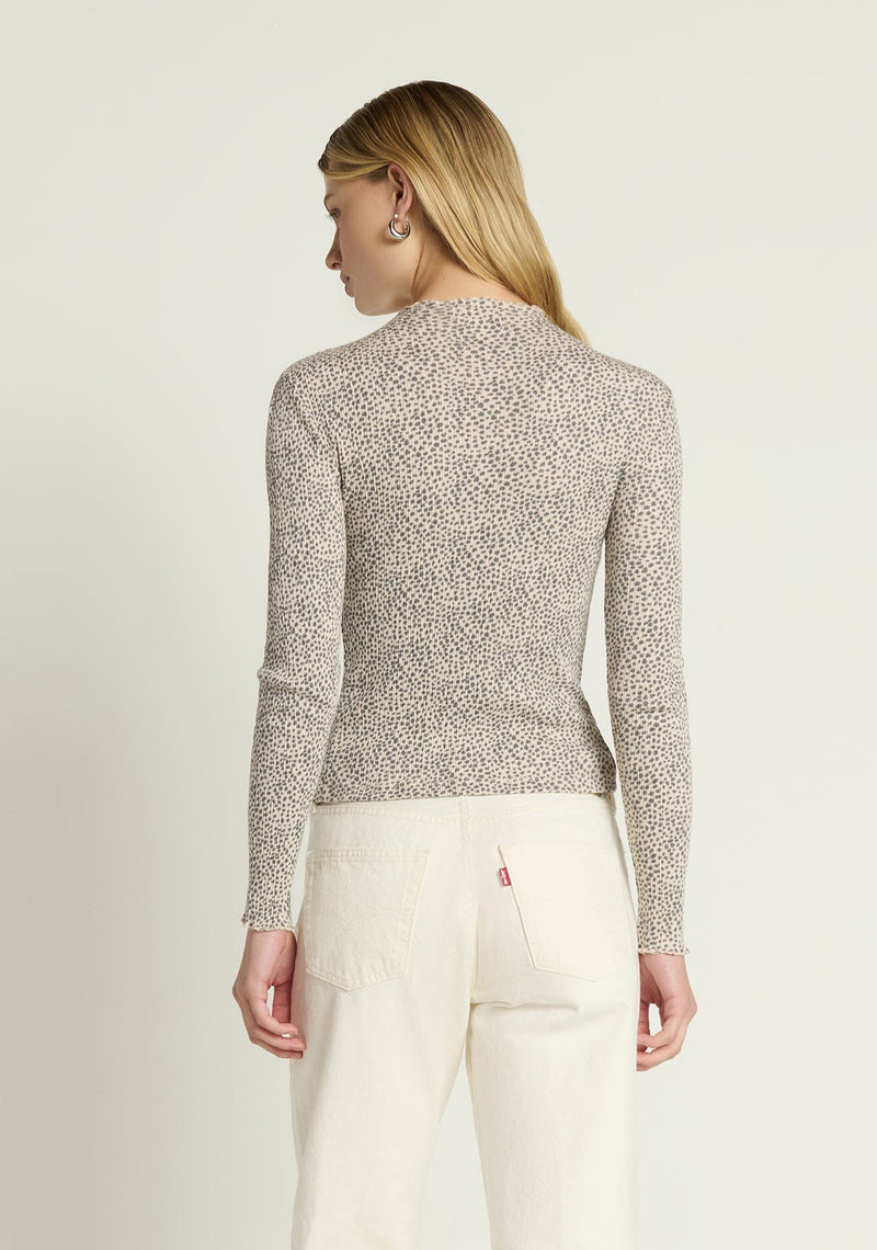 Brenna Mock Neck Top-Tops/Blouses-Uniquities