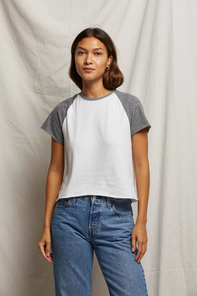 Britt Color Block Tee-Tee Shirts-Uniquities
