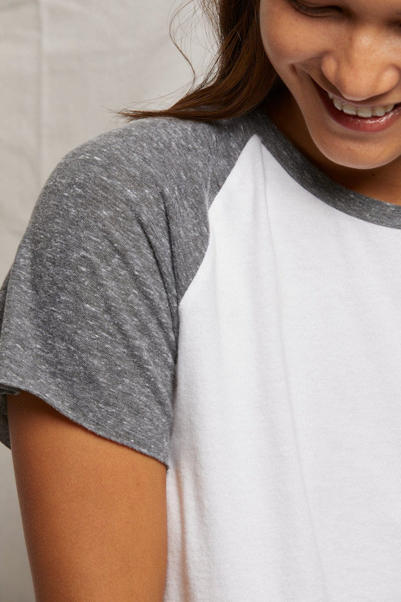 Britt Color Block Tee-Tee Shirts-Uniquities