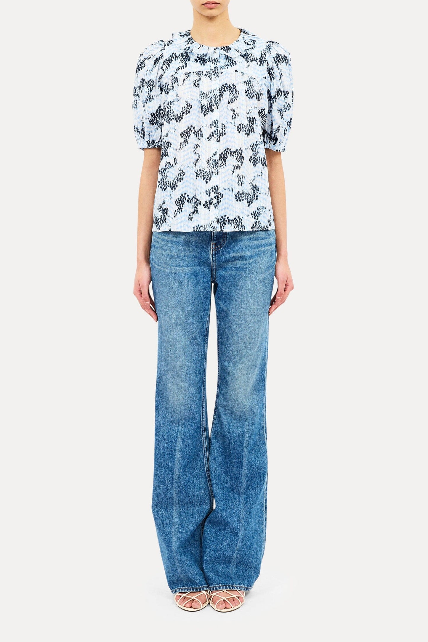 Amaria SS Cotton Top-Tops/Blouses-Uniquities