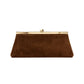 Convertible Clutch Suede-Accessories-Uniquities